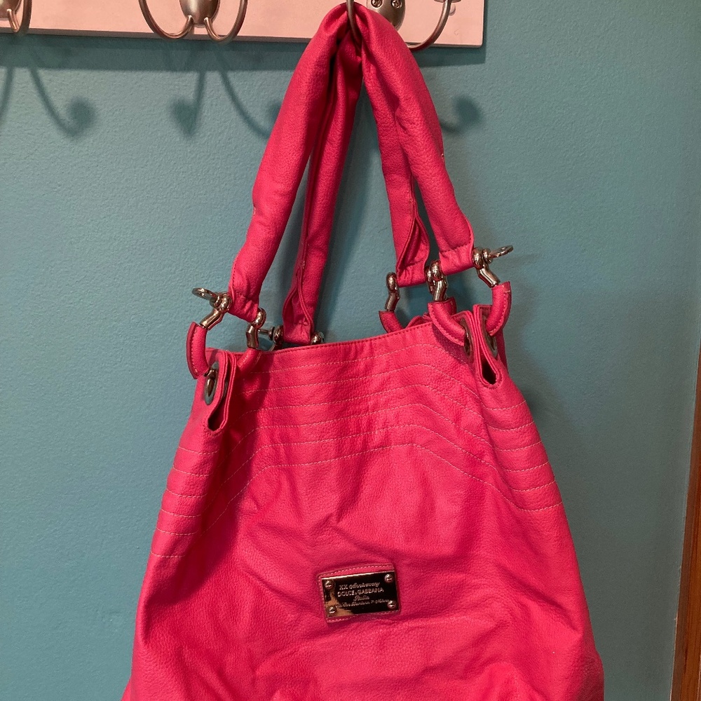 D&G soft leather hobo bag